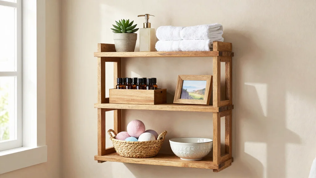 11 3-Tier Bathroom Shelf Decor Ideas for Vertical Space-Smart Storage