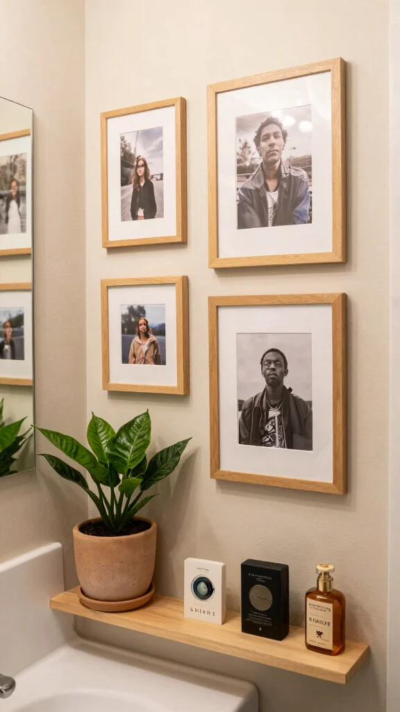 12 Aesthetic Bathroom Decor Ideas for a Styled Mood-Board Space - 12. Personal Touches 1