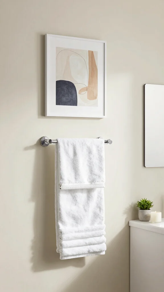 12 Aesthetic Bathroom Decor Ideas for a Styled Mood-Board Space - 8. Minimalist Wall Decor 1