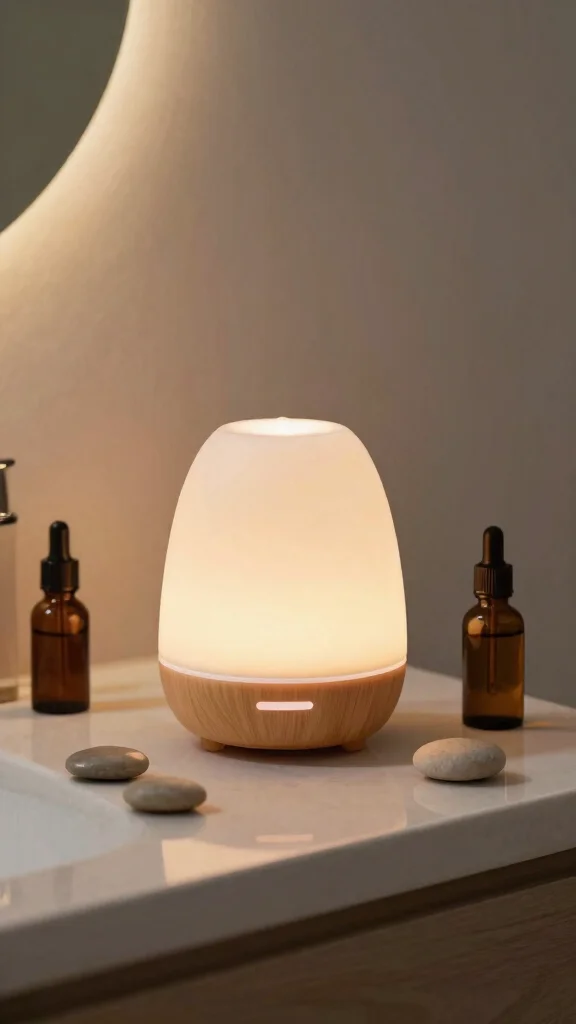 12 Bathroom Countertop Decor Ideas for a Styled Clutter-Free Surface - 11. Aromatherapy Diffusers 1