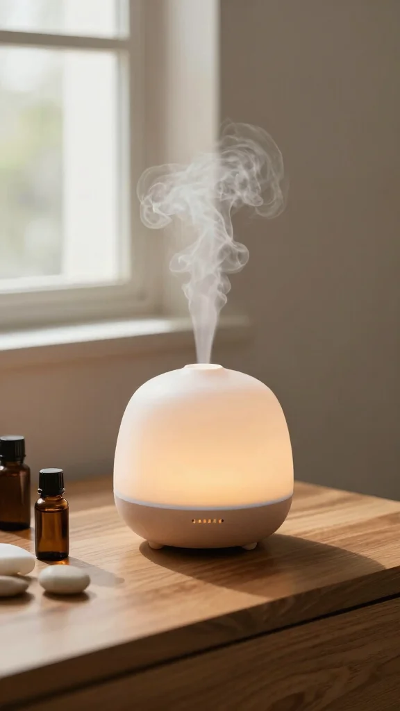 12 Bathroom Decor Accessory Ideas for Towels, Trays and More - 10. Essential Oil Diffuser 1