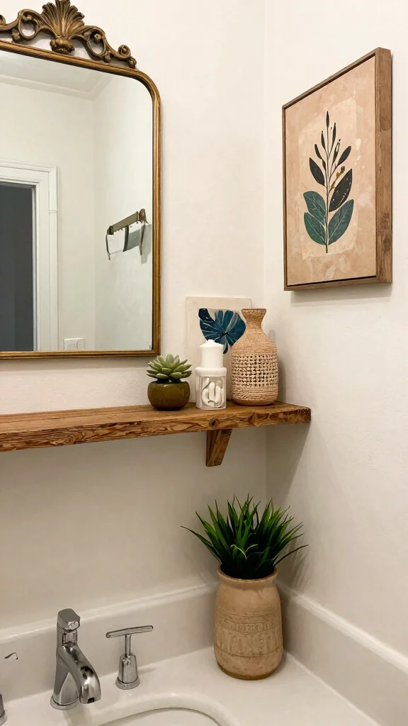 12 Bathroom Decor Accessory Ideas for Towels, Trays and More - 12. Upcycled Decor Accents 1