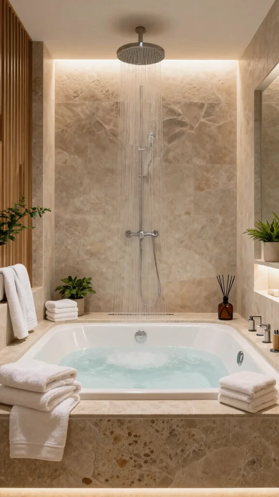 12 Bathroom Decor Trends for 2026 to Watch and Try - 10. Spa-Inspired Features 1