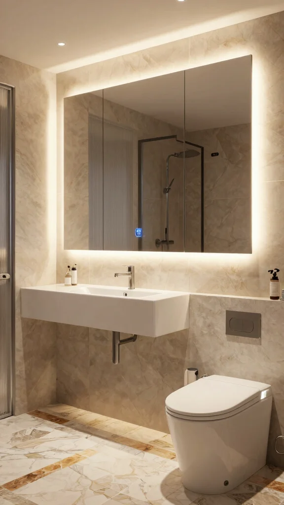 12 Bathroom Decor Trends for 2026 to Watch and Try - 6. Smart Technology Integration 1