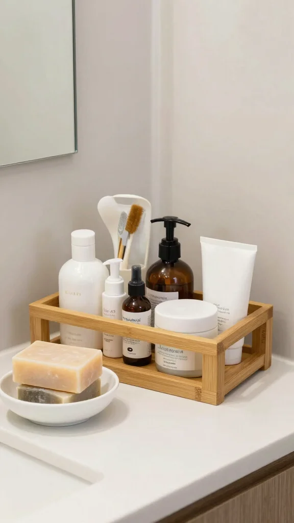12 Bathroom Organization Decor Ideas for a Tidy Beautiful Space - 9. Functional Bathroom Caddies 1