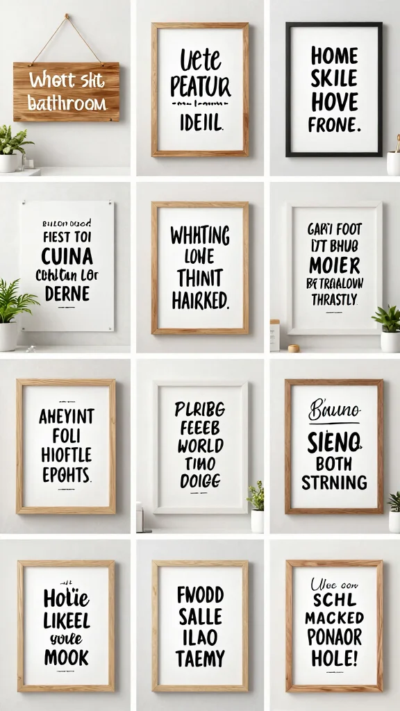 12 Bathroom Wall Quote Decor Ideas for a Funny Inspirational Touch - Conclusion 1