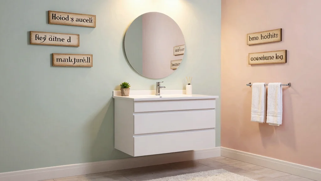 12 Bathroom Wall Quote Decor Ideas for a Funny Inspirational Touch