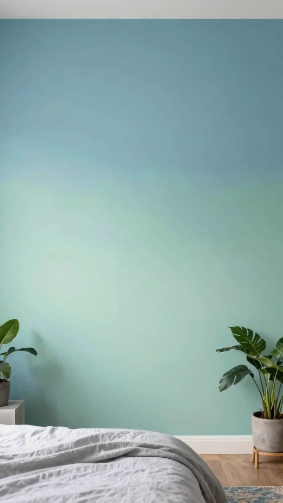 12 Bedroom Accent Wall Ideas for Color, Texture, and Drama - 11. Eco-Friendly Paint Techniques 1