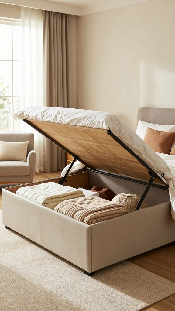 12 Bedroom Bench Ideas for the Foot of the Bed and Window Seats - 4. Storage Solutions 1