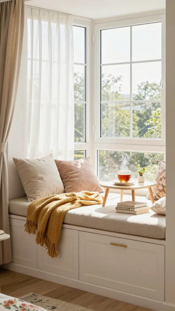 12 Bedroom Bench Ideas for the Foot of the Bed and Window Seats - 6. Window Seat Wonders 1