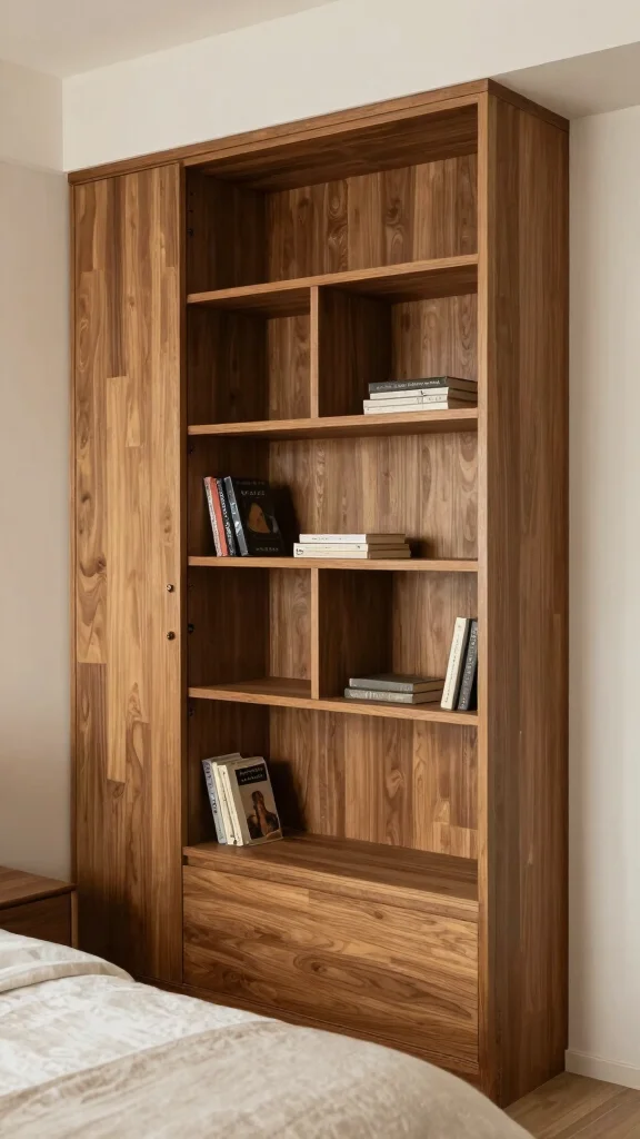 12 Bedroom Bookshelf Concepts for a Reading-Friendly Curated Display - 10. Custom Built-In Shelving for a Tailored Fit 1