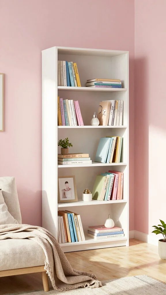 12 Bedroom Bookshelf Concepts for a Reading-Friendly Curated Display - 3. Open-Back Bookshelves for Airy Vibes 1
