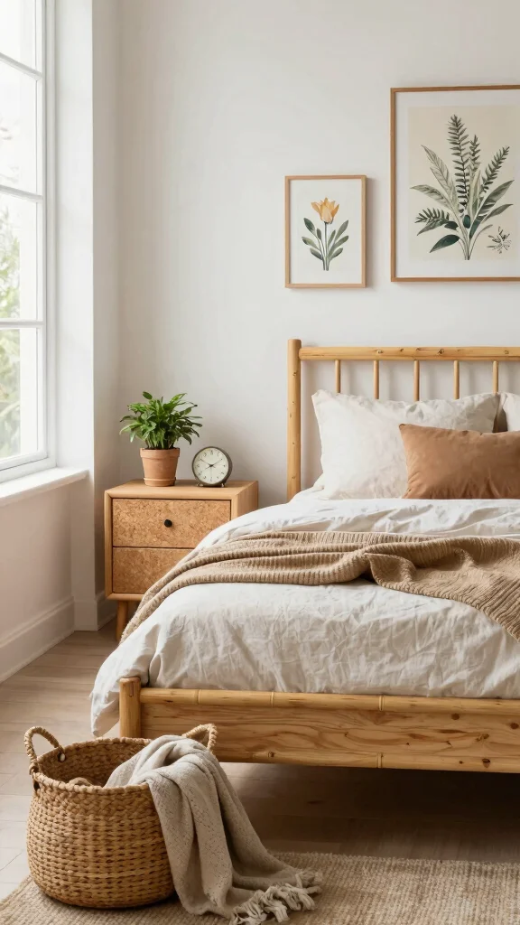 12 Bedroom Furniture Design Ideas for a Stylish Functional Sleep Space - 3. Nature-Inspired Materials 1