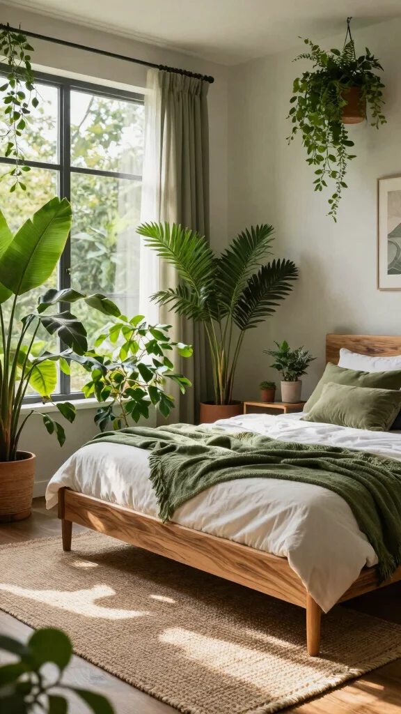 12 Bedroom Furniture Design Ideas for a Stylish Functional Sleep Space - 9. Biophilic Design 1
