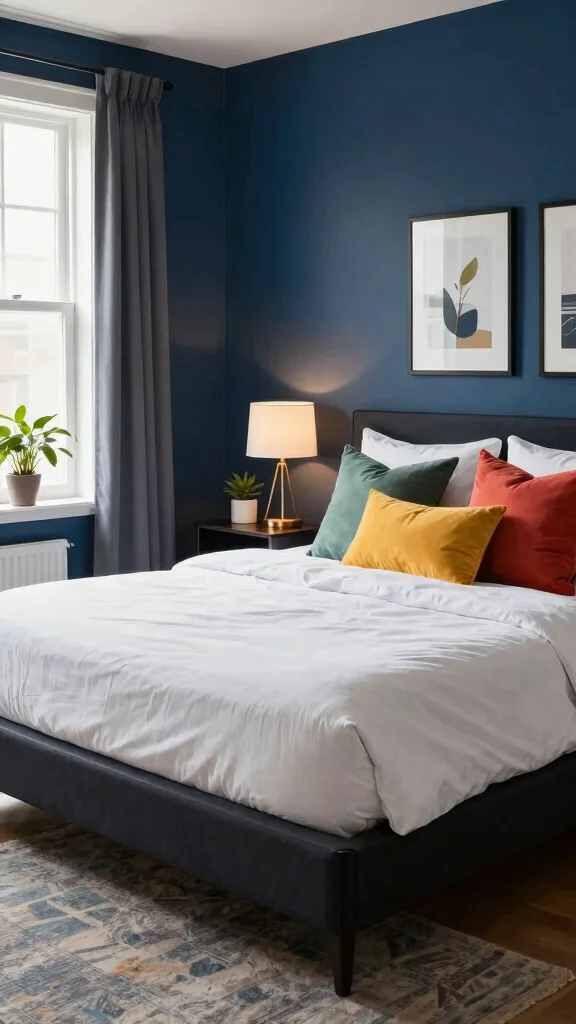 12 Bedroom Headboard Wall Concepts for a Styled Statement Focal Point - 3. Painted Accent Wall 1