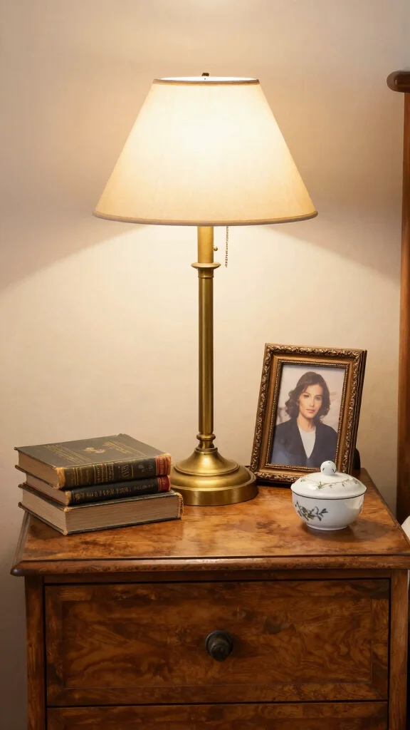 12 Bedroom Nightstand Decor Ideas for a Functional Styled Bedside - 6. Vintage Finds 1