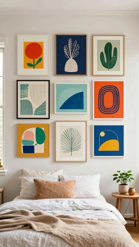 12 Bedroom Panelling Ideas for a Textured Architectural Wall Detail - 12. Wall Art Panels for a Personalized Touch 1