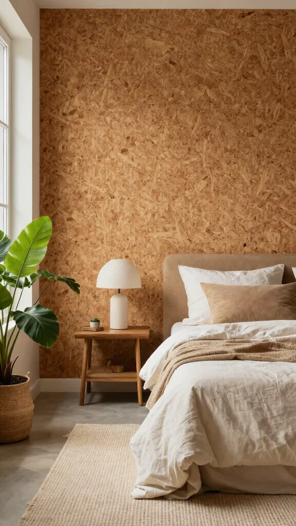 12 Bedroom Panelling Ideas for a Textured Architectural Wall Detail - 8. Cork Panels for Eco-Friendly Appeal 1