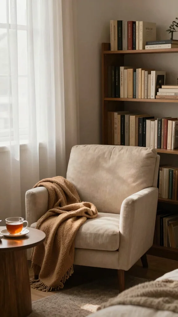 12 Bedroom Shelf Ideas for Books Decor and Organized Storage - 3. Book Nooks: The Cozy Retreat 1