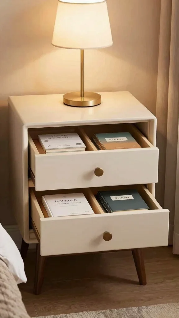 12 Bedroom Shelf Ideas for Books Decor and Organized Storage - 8. Drawer Dividers: Tidy and Creative 1
