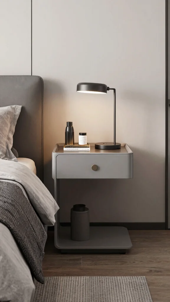 12 Bedroom Side Table Ideas for a Practical Beautiful Bedside - 11. Multi-Functioning Tables 1