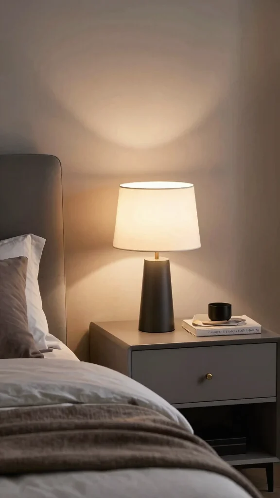 12 Bedroom Side Table Ideas for a Practical Beautiful Bedside - 6. Integrated Lighting 1