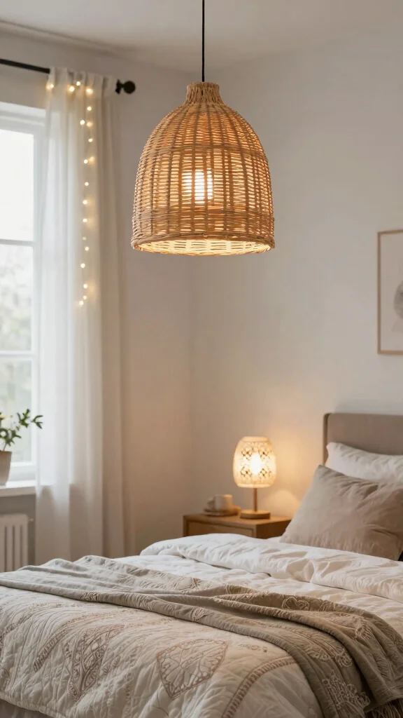 12 Budget Bedroom Makeover Ideas That Look Expensive Without the Price Tag - 6. Statement Lighting: Illuminate with Style 1