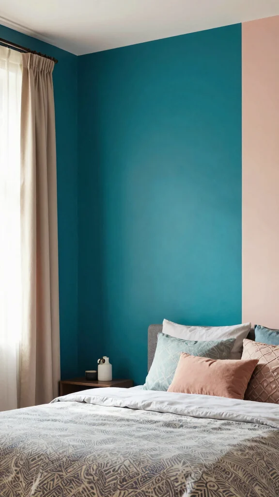 12 Budget Bedroom Makeover Ideas That Look Expensive Without the Price Tag - 8. Bold Accent Walls: Add a Pop of Color 1