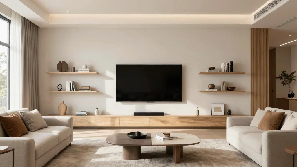 12 Living Room Built-In TV Wall Ideas for a Seamless Custom Look