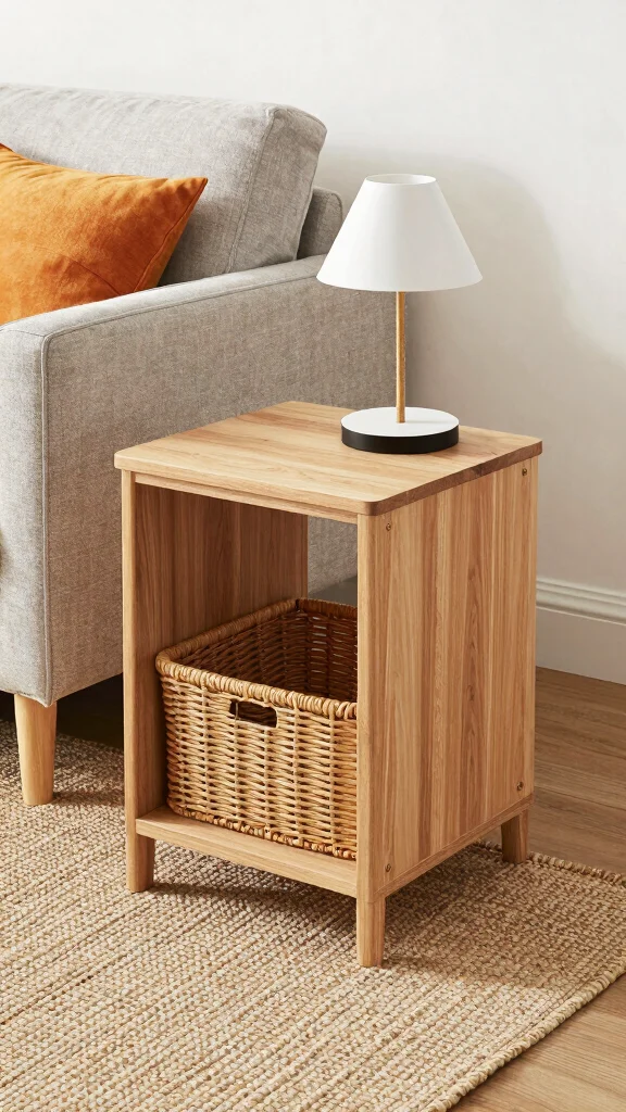 12 Living Room End Table Concepts for Every Sofa Style and Layout - 6. Multifunctional Marvels 1