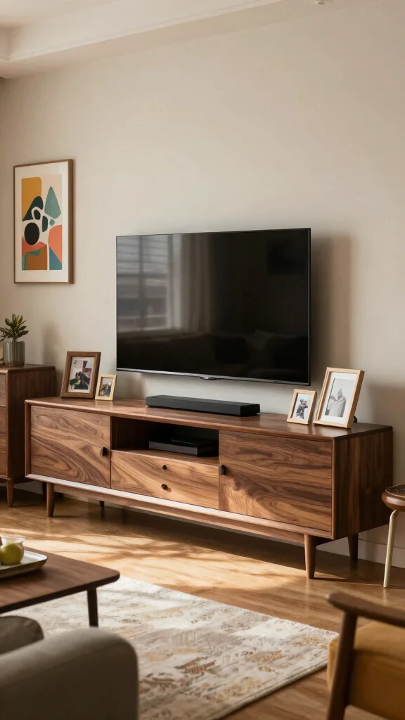 12 Living Room Entertainment Center Ideas for Every Style and Budget - 7. Chic Media Consoles 1