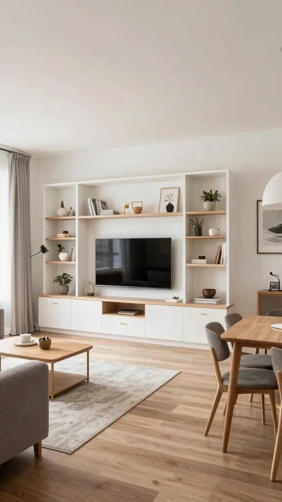 12 Living Room Entertainment Center Ideas for Every Style and Budget - 8. Open Concept Entertainment Centers 1