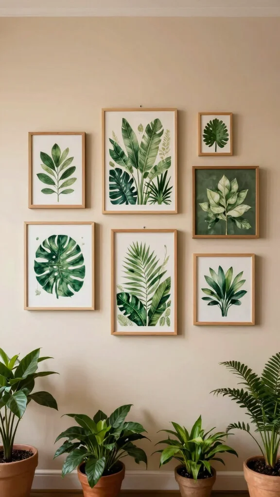 12 Living Room Gallery Wall Ideas for a Curated Personal Display - 7. Create a Themed Collection 1