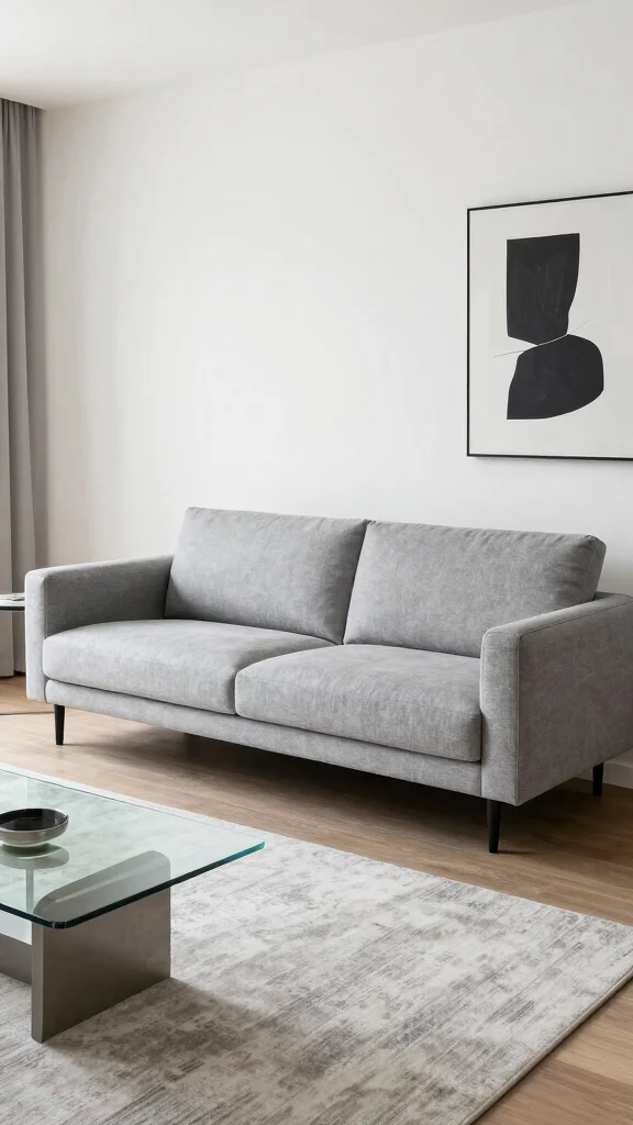 12 Living Room Sofa Design Ideas for Every Style and Space - 8. Sleek and Contemporary Lines 1
