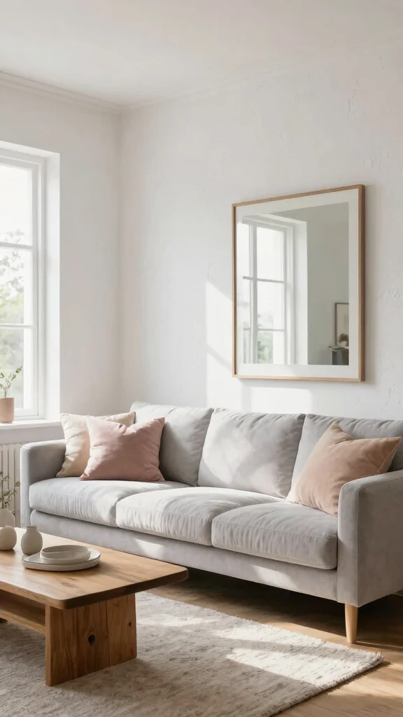 12 Living Room Wall Texture Ideas for a Tactile Dimensional Finish - 2. Textured Plaster for a Softer Touch 1