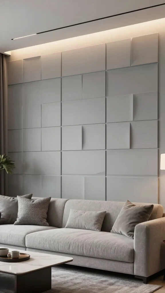 12 Living Room Wall Texture Ideas for a Tactile Dimensional Finish - 4. 3D Wall Panels for Modern Texture 1