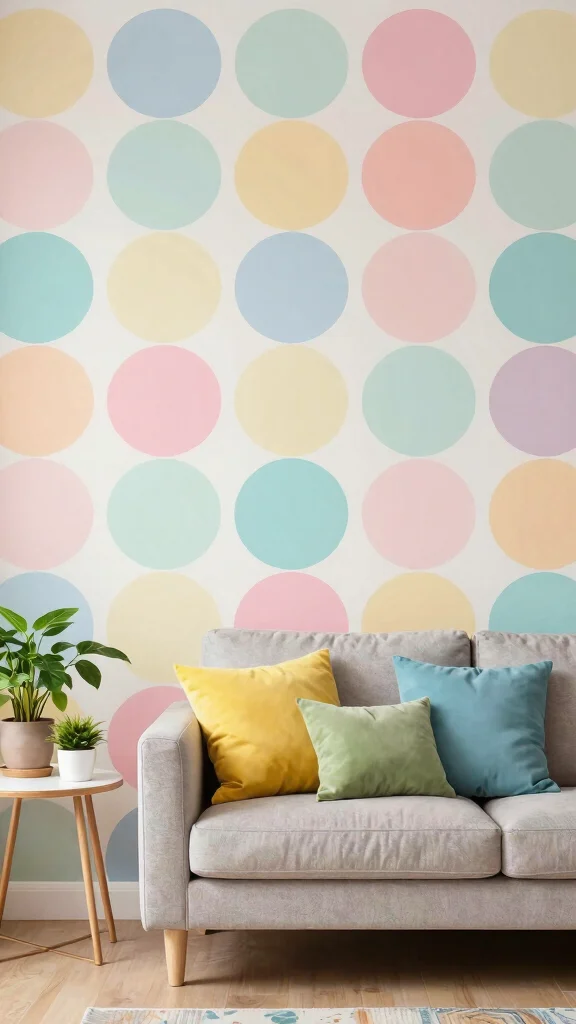 12 Living Room Wall Texture Ideas for a Tactile Dimensional Finish - 7. Stencil and Painted Textures for Custom Art 1