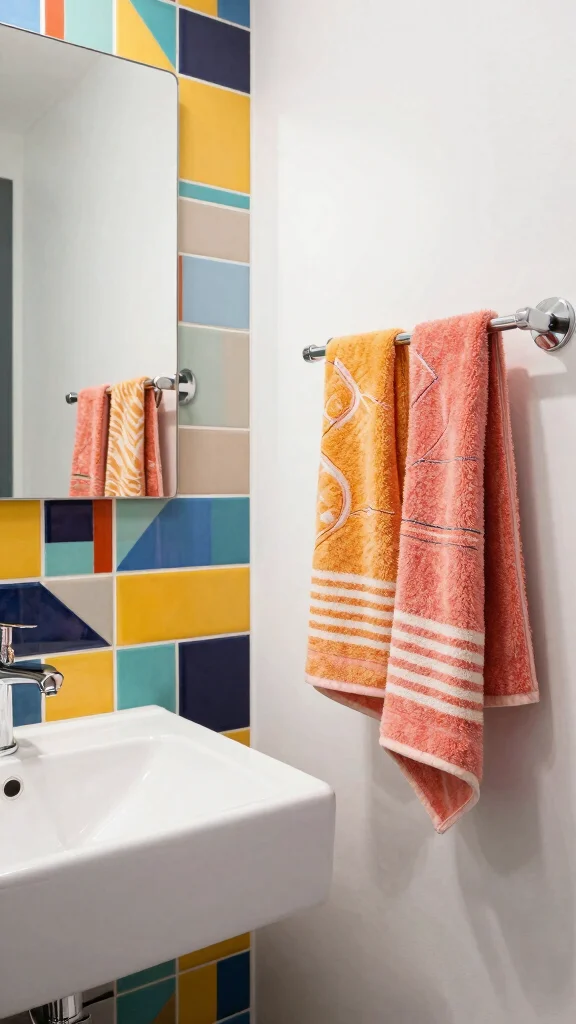 12 Modern Bathroom Decor Ideas for a Sleek Polished Space - 10. Bold Accents 1