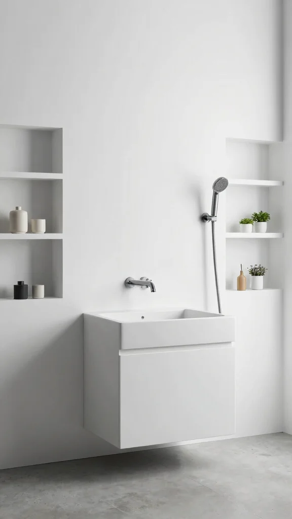 12 Modern Bathroom Decor Ideas for a Sleek Polished Space - 2. Minimalist Fixtures 1