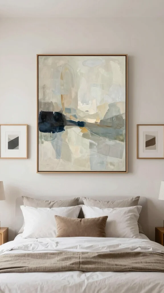 12 Quiet Luxury Bedroom Ideas for an Understated Elevated Sleep Space - 6. Incorporate Art Thoughtfully 1