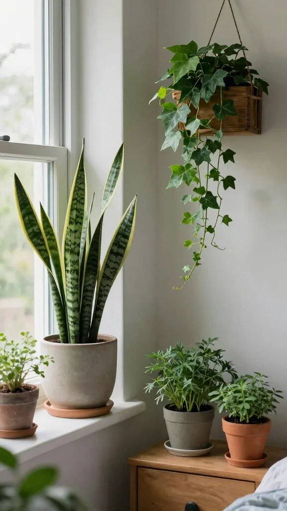12 Quiet Luxury Bedroom Ideas for an Understated Elevated Sleep Space - 7. Greenery and Natural Elements 1