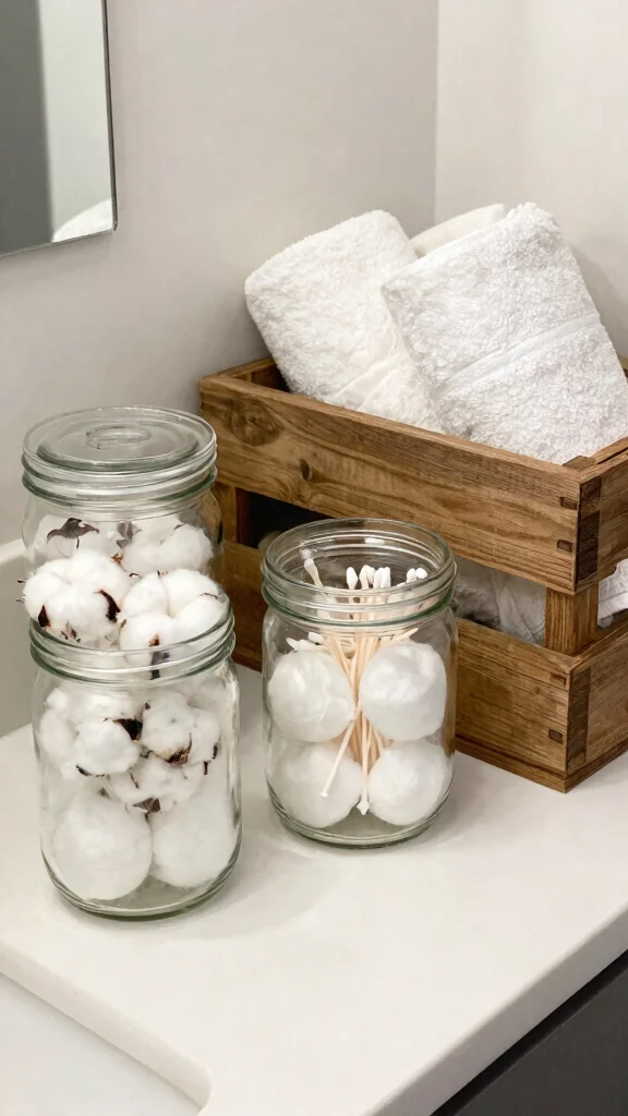 12 Renter-Friendly Bathroom Decor Ideas With No Damage Required - 8. Upcycled Storage Solutions 1