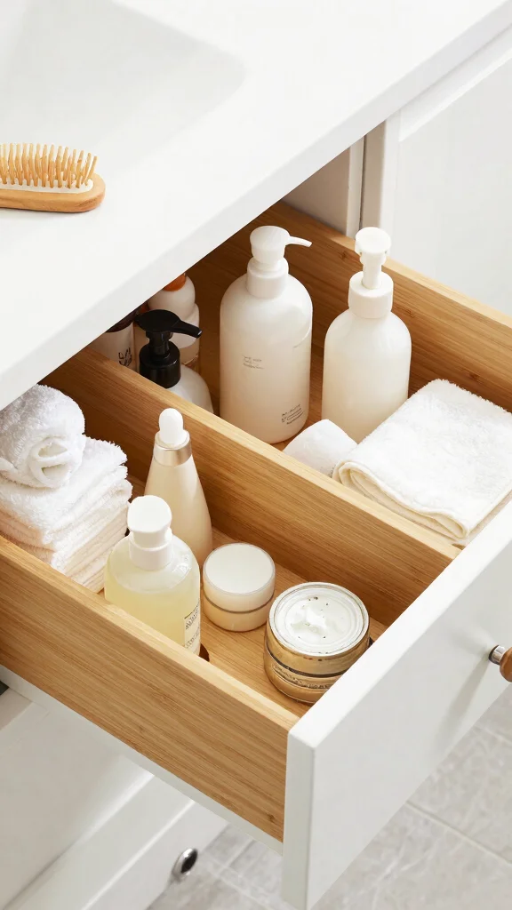 12 Under-Sink Bathroom Decor and Storage Ideas for a Tidy Vanity - 4. Eco-Friendly Drawer Organizers 1