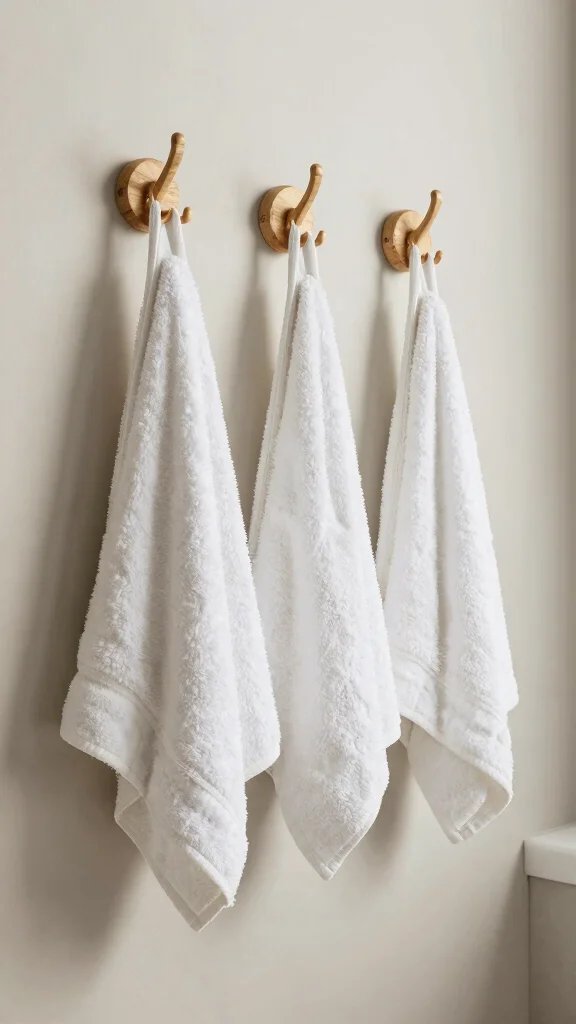 12 Under-Sink Bathroom Decor and Storage Ideas for a Tidy Vanity - 8. Stylish Hooks for Towels 1