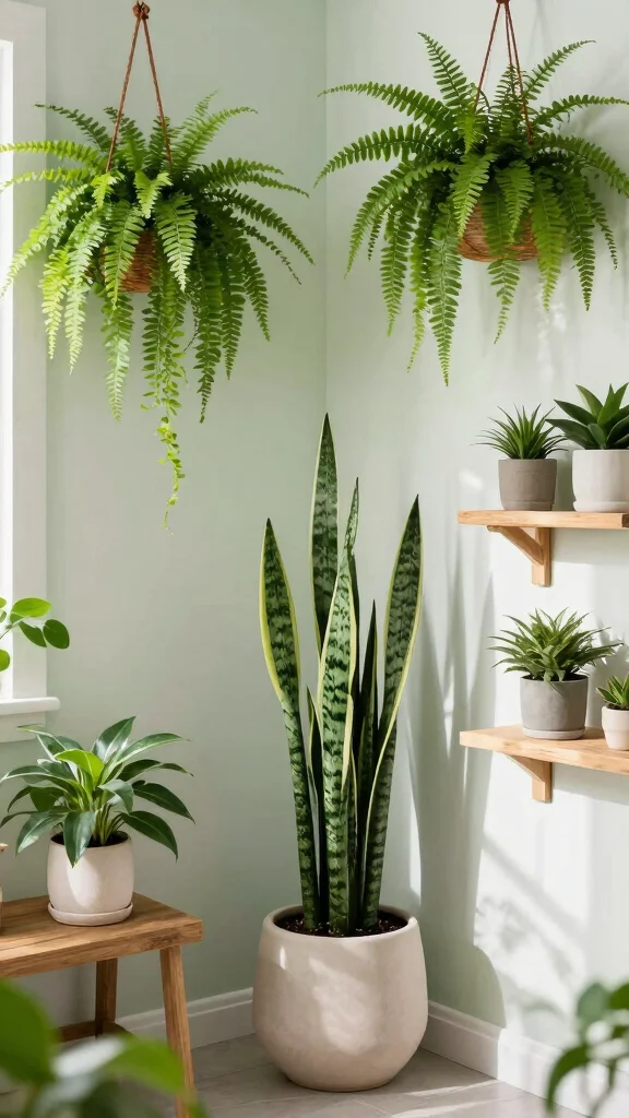 13 Bathroom Decor Inspiration Ideas for Every Style and Taste - 2. Go Green with Indoor Plants 1