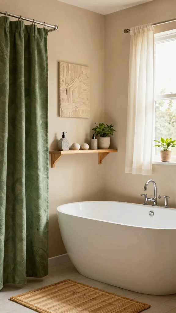 13 Bathroom Decor Set Ideas for a Cohesive Coordinated Look - 2. Earthy Tones 1