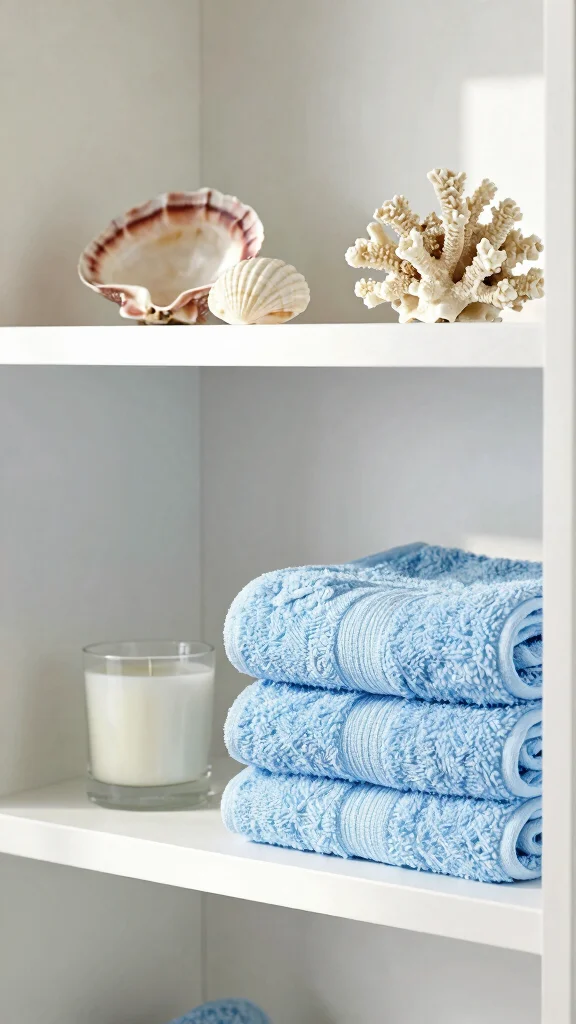 13 Bathroom Shelf Decor Ideas for a Styled Organized Display - 4. Create a Themed Display 1