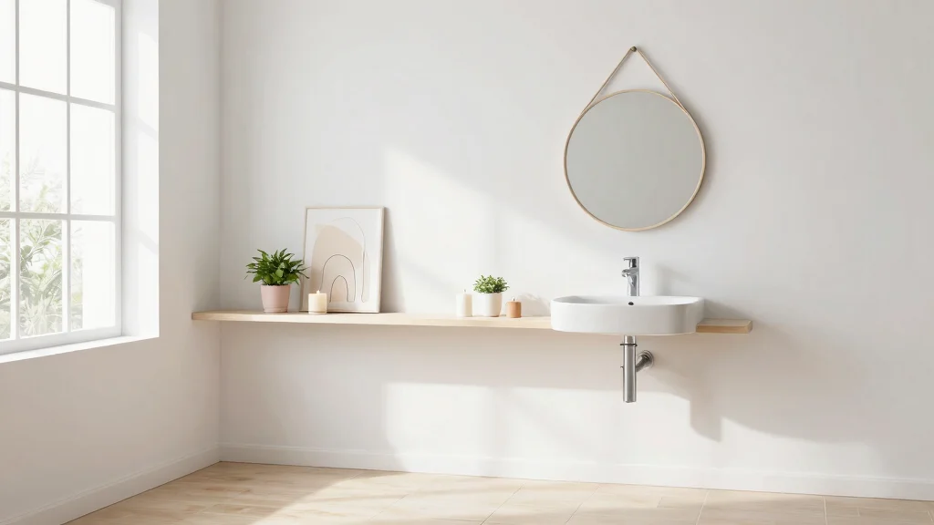 13 Bathroom Wall Decor Ideas for Art Shelves and Statement Walls