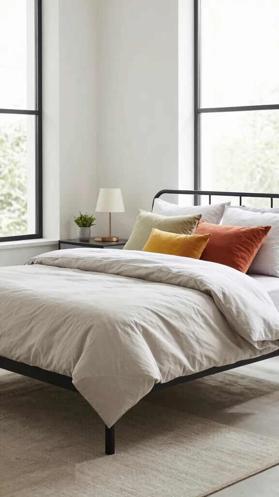 13 Bedroom Furniture Set Ideas for a Cohesive Complete Room - 5. Minimalist Metal Frames 1