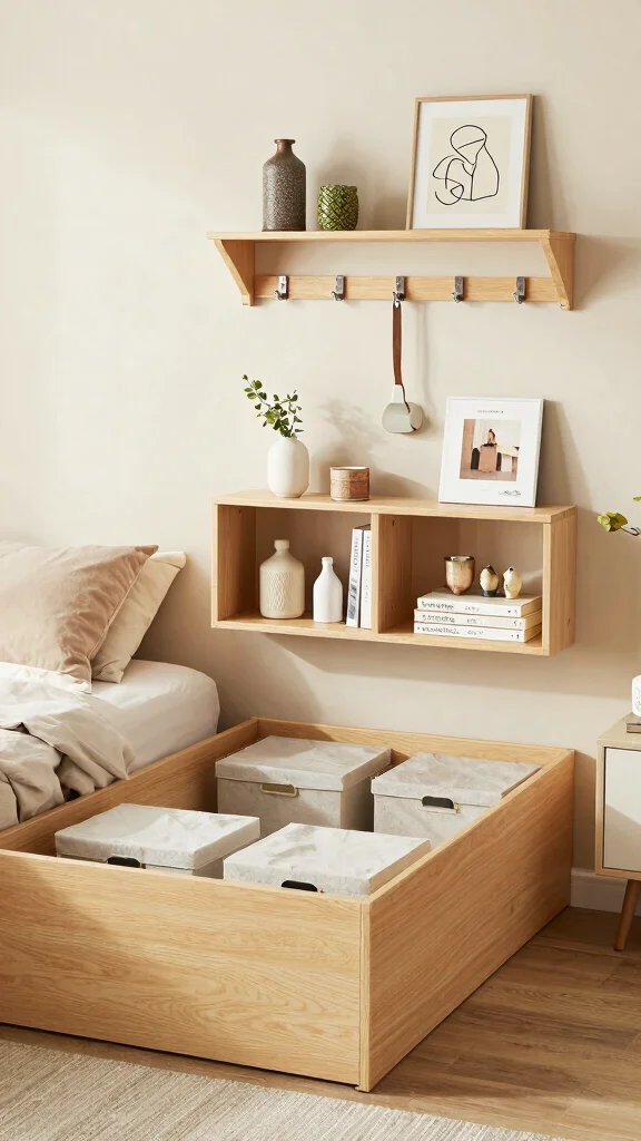 13 Bedroom Makeover Ideas for a Fresh Transformed Space on Any Budget - 11. Incorporate Smart Storage Solutions 1
